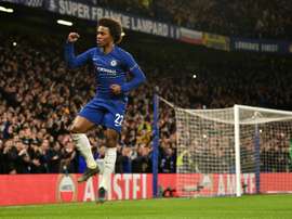 El Chelsea despidió a Willian tras la carta con la que se despidió de Stamford Bridge. AFP