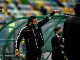 Sporting de Rúben Amorim lidera o Campeonato Português com folga. AFP