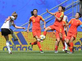 Germany took the lead with Giulia Gwinn scored for Germany. AFP