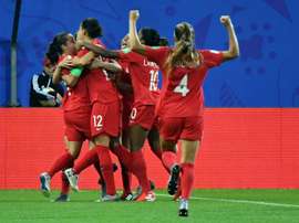 Canada's jessie Fleming scored the opening goal against New Zealand. AFP