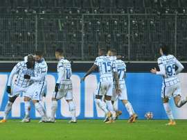 Romelu Lukaku's double gave Inter Milan a 2-3 win at Gladbach. AFP