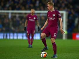 De Bruyne faz assistências como mais ninguém. AFP