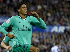 O Real Madrid abre as portas para saída de Varane. AFP