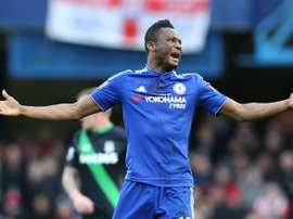 O nigeriano representou o Chelsea durante várias temporadas. AFP