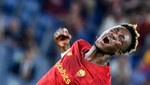 Abraham se ganó a la afición de la Roma: dio dos asistencias en su debut