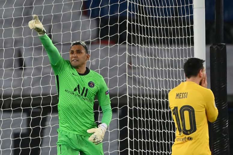 Keylor Navas made a brilliant save to deny Messi from the penalty spot
