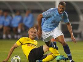 Lukas Nmecha has been at Manchester City since the age of nine. AFP