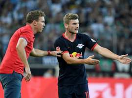 Nagelsmann se sobrepone a la marcha de Werner. AFP