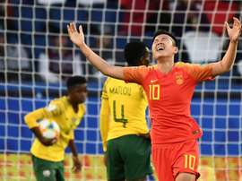 Li Ying scored China's winning goal. AFP