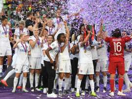 Lyon's win the Women's Champions League once again. AFP