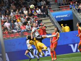 Germany came out on top in tight game. AFP