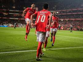 El Benfica está clasificado para cuartos de final. AFP
