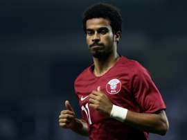 Akram Afif, o melhor jogador da Asia em 2019. AFP