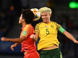 Janine Van Wyk wants her team to keep pushing despite loss to China. AFP