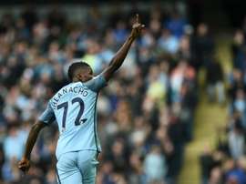 O atacante de 20 anos perdeu espaço com a chegada de Gabriel Jesus, em janeiro. AFP