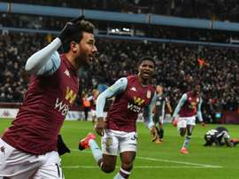 Villa are in the final. AFP