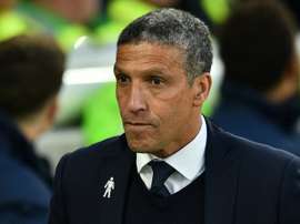 Chris Hughton's Brighton drew 2-2 with Fulham on Saturday. AFP