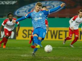Alexander Muhling scored as Kiel defeated RW Essen 0-3. AFP