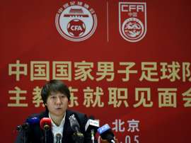 Proud Li Tie says coaching China 'a very important dream'. AFP