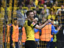 Reus was sent off in Dortmund's loss to Schalke. AFP