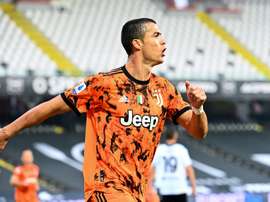 Os espectadores não viram Cristiano Ronaldo em campo. AFP