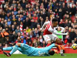 O Arsenal venceu na receção ao Watford, por 3-0. AFP