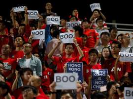 China lost to Hong Kong. AFP