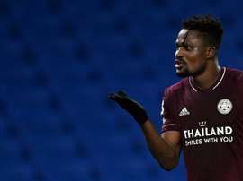 Daniel Amartey got an 87th minute winner for Leicester at Brighton. AFP