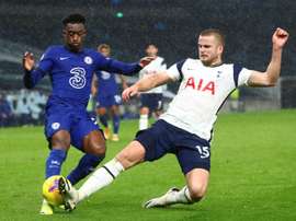 Eric Dier (R) denies he has lost confidence recently. AFP
