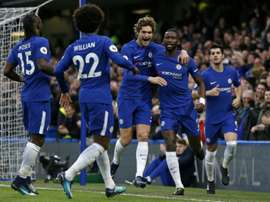 O Chelsea bateu o Stoke por 5-0. AFP