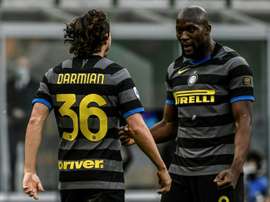 Romelu Lukaku and Matteo Darmian both netted in Inter's win v Genoa. AFP