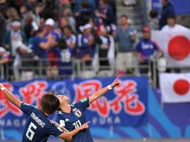 Japan are victorious. AFP