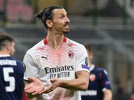 Manchester United face AC Milan in Europa League last 16. AFP