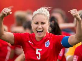 Houghton has been praised by England boss Neville for showing class despite personal problems. AFP