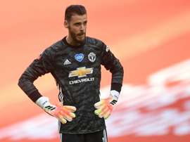 David de Gea could be out for Man Utd for a month. AFP