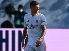 Kroos says he has not spoken to Alaba about his future. AFP