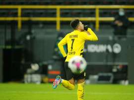 En Old Trafford recuperan la esperanza de atar al ansiado Jadon Sancho. AFP