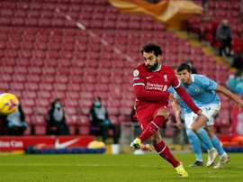 Ex-presidente do Real Madrid falou sobre o futuro de Mohamed Salah. AFP