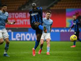 Lukaku double takes Inter top of Serie A. AFP