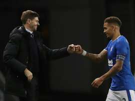 Steven Gerrard won the league in his third season at Rangers. AFP