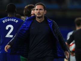 Lampard não está feliz com a forma de Kepa. AFP