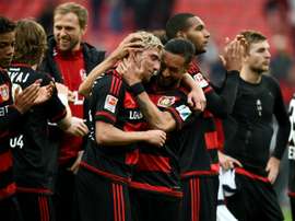 El Bayer Leverkusen ocupa la tercera posición de la Bundesliga. AFP