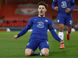 Mason Mount scored the only goal as Chelsea beat Liverpool 0-1. AFP