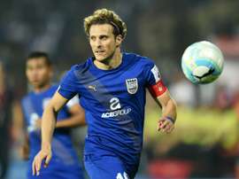 Diego Forlan joins Hong Kong club Kitchee. AFP