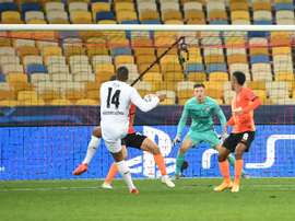 Alassane Plea hit a hat-trick as Gladbach thrashed Shakhtar 0-6- AFP