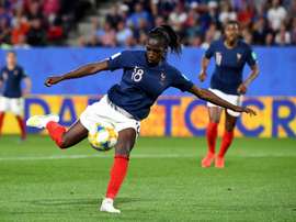 Asseyi titulaire contre le Brésil, Thiney remplaçante. AFP