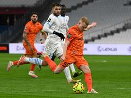 Mollet forfait avec Montpellier contre Lens. afp
