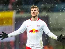 Timo Werner buteur lors de la victoire à domicile face à Mayence. AFP
