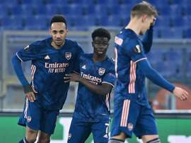 Arsenal - Benfica: onzes iniciais confirmados. AFP