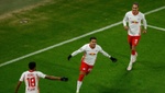 El RB Leipzig tumba, sonroja y apea al Manchester United